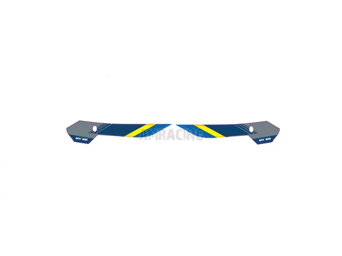 KIT DE ADHESIVOS LATERALES PARA LA PUERTA N.º 2T MX 125 TM CORSE MY26
